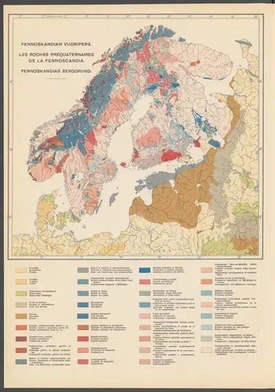 Atlas ofver Finland Pl.04 by Ferdinand Tilgmann, 1910 — digital art print download
