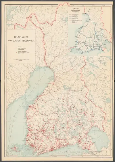 Atlas ofver Finland Pl.49 by Ferdinand Tilgmann, 1910 — digital art print download