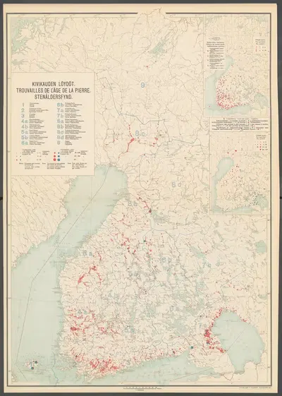 Atlas ofver Finland Pl.56 by Ferdinand Tilgmann, 1910 — digital art print download