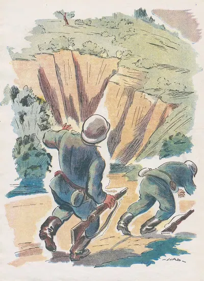 La belle aventure de Disque rouge Pl.08 by GAD, 1945 — digital art print download