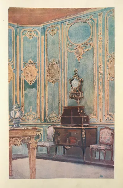 Étude d'aprés la reconstitution d'une partie du salon…. by Georges Rémon, 1907 — digital art print download