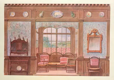 Salle a manger Louis XV…. by Georges Rémon, 1907 — digital art print download