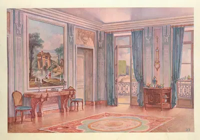 Salle a manger Louis XVI (style de Neufforge)…. by Georges Rémon, 1907 — digital art print download