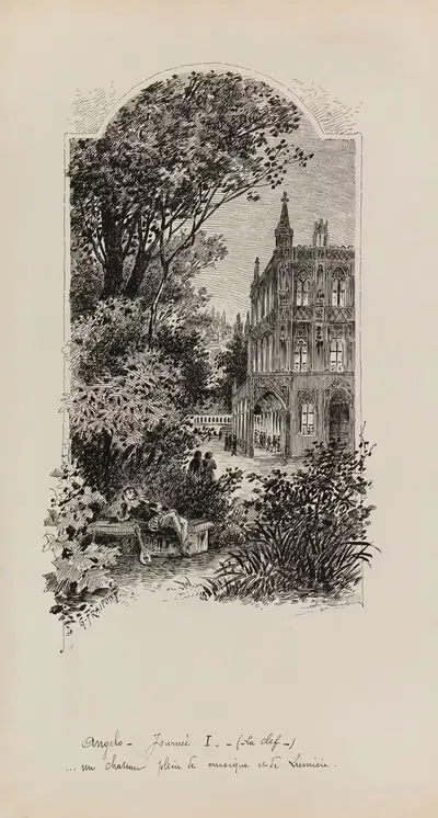 Анджело – День I – (Ключ) by Гюстав Фрепон, 1882-1883 — digital art print download