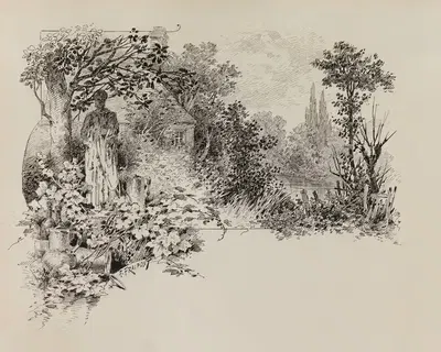 Созерцания. Остановка во время ходьбы by Гюстав Фрепон, 1882-1883 — digital art print download