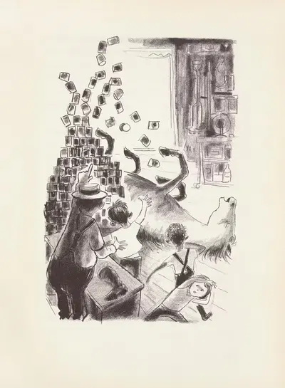 Лошадь Павла Герман, пл. 08 by Харви Уайс, 1958 — digital art print download