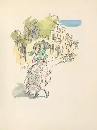 Scènes de la vie de Bohème Pl.31 by Hautot, 1945 — digital art print download
