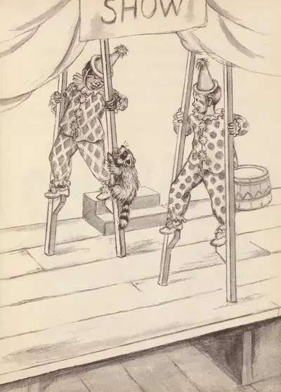 Нэппи завел нового друга by Инес Хоган, 1947 — digital art print download