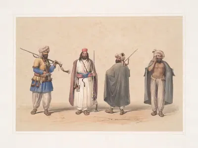 Каукерс горного хребта Болан by Джеймс Аткинсон, 1843 — digital art print download