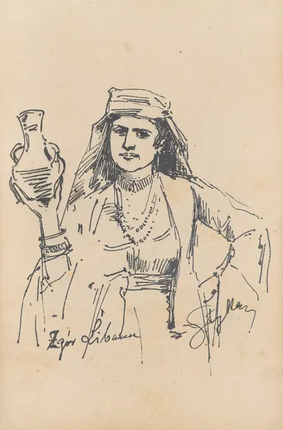Z gór Libanu by Jan Styka, 1896 — digital art print download
