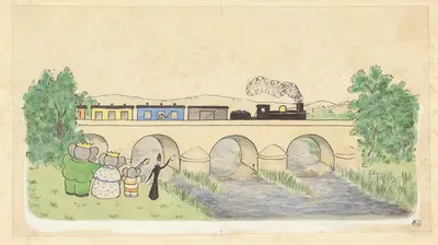 Каникулы Зефира Пл.02 by Жан де Брунгоф, 1936 — digital art print download