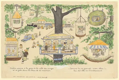 Каникулы Зефира Пл.03. by Жан де Брунгоф, 1936 — digital art print download