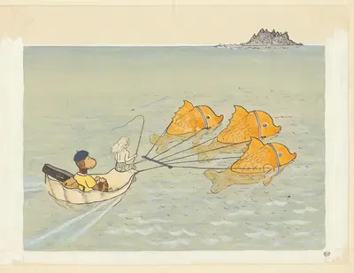 Каникулы Зефира, пл. 16 by Жан де Брунгоф, 1936 — digital art print download