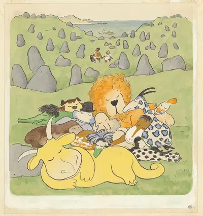 Каникулы Зефира Пл.25 by Жан де Брунгоф, 1936 — digital art print download