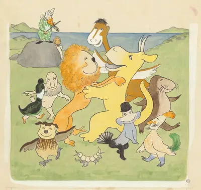 Каникулы Зефира пл. 26 by Жан де Брунгоф, 1936 — digital art print download