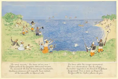 Каникулы Зефира Пл.27 by Жан де Брунгоф, 1936 — digital art print download