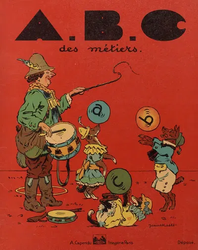 A.B.C. des métiers – abécédaire Pl.01 by Jean François Matet, 1943 — digital art print download