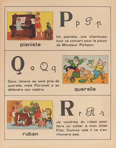 A.B.C. des métiers – abécédaire Pl.08 by Jean François Matet, 1943 — digital art print download