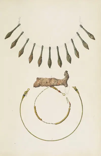 Античные памятники, нарисованные Пл.086 by Жан-Батист Мюре, 1830-1866 — digital art print download
