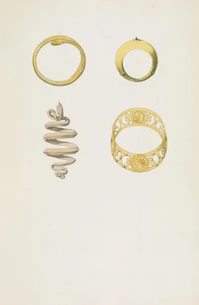 Античные памятники, нарисованные Пл.114 by Жан-Батист Мюре, 1830-1866 — digital art print download