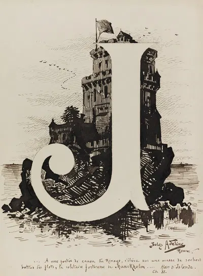 J by Jules Adeline, 1882-1883 — digital art print download