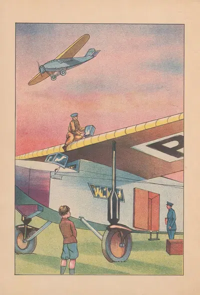Храбрые летчики, пл. 3 by К. Козяньских, 1935 — digital art print download