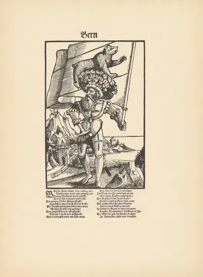 Знамена швейцарских кантонов пл.02 by Конрад Шнитт, 1923 — digital art print download