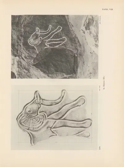 Ekade Ektab die Felsbilder Fezzans Pl.14 by Leo Frobenius, 1937 — digital art print download