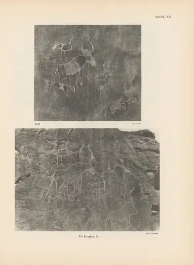 Ekade Ektab die Felsbilder Fezzans Pl.23 by Leo Frobenius, 1937 — digital art print download