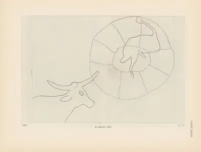 Ekade Ektab die Felsbilder Fezzans Pl.34 by Leo Frobenius, 1937 — digital art print download