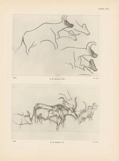 Ekade Ektab die Felsbilder Fezzans Pl.39 by Leo Frobenius, 1937 — digital art print download