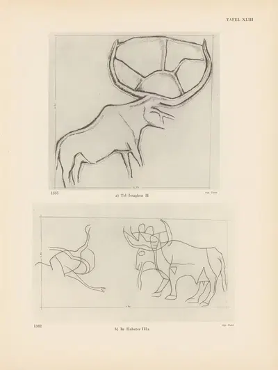 Ekade Ektab die Felsbilder Fezzans Pl.41 by Leo Frobenius, 1937 — digital art print download