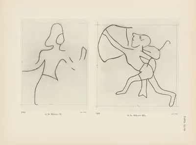 Ekade Ektab die Felsbilder Fezzans Pl.45 by Leo Frobenius, 1937 — digital art print download