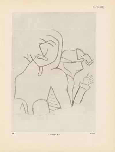 Ekade Ektab die Felsbilder Fezzans Pl.46 by Leo Frobenius, 1937 — digital art print download