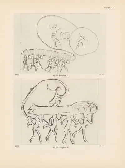 Ekade Ektab die Felsbilder Fezzans Pl.49 by Leo Frobenius, 1937 — digital art print download