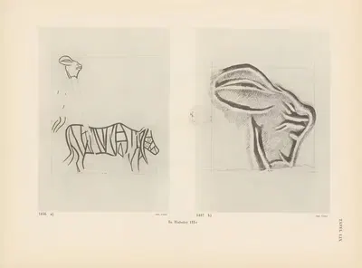 Ekade Ektab die Felsbilder Fezzans Pl.55 by Leo Frobenius, 1937 — digital art print download