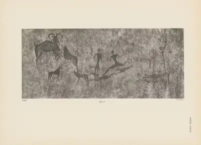 Ekade Ektab die Felsbilder Fezzans Pl.72 by Leo Frobenius, 1937 — digital art print download