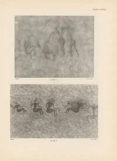 Ekade Ektab die Felsbilder Fezzans Pl.73 by Leo Frobenius, 1937 — digital art print download
