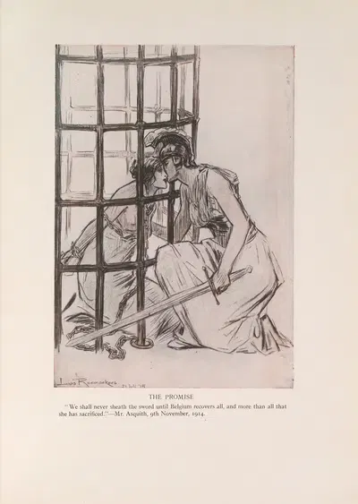 Бельгия в Голландии by Луи Раемекерс, 1916-1917 — digital art print download