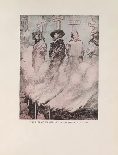 Судьба фламандского искусства в руках культуры by Луи Раемекерс, 1916-1917 — digital art print download