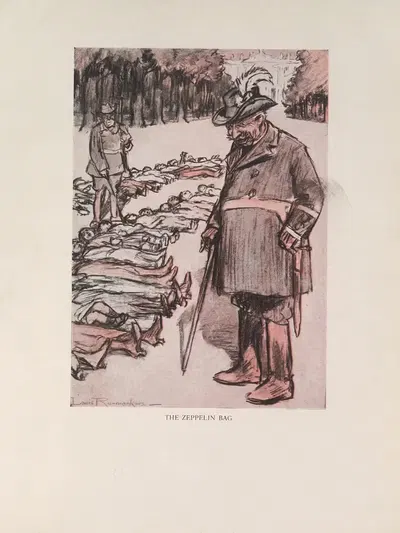 Мешок Цеппелина by Луи Раемекерс, 1916-1917 — digital art print download