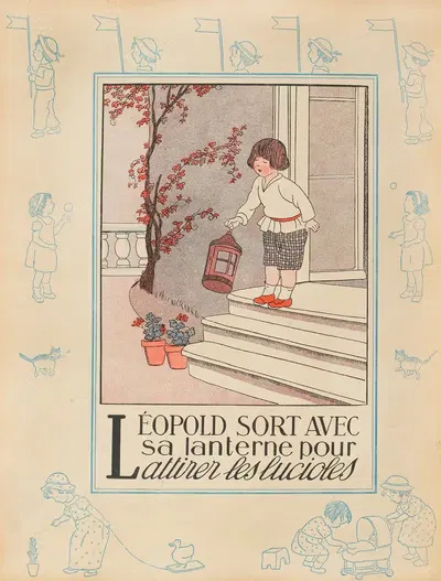 Алфавит в изображениях Пл.13 by Мари-Мадлен Франк-Нохен, 1933 — digital art print download