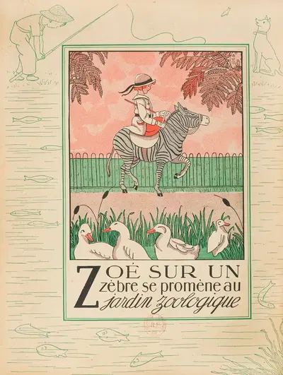Алфавит в картинках Пл.31 by Мари-Мадлен Франк-Нохен, 1933 — digital art print download