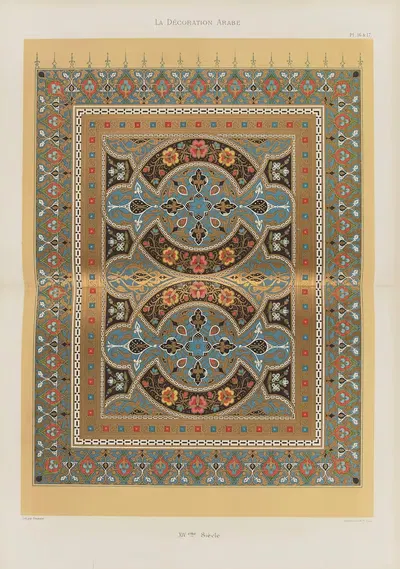Арабское украшение, пл. 12 by Марпон и Фламмарион — digital art print download