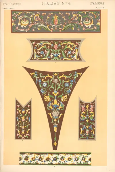 Итальянский № 4 by Оуэн Джонс, 1910 — digital art print download