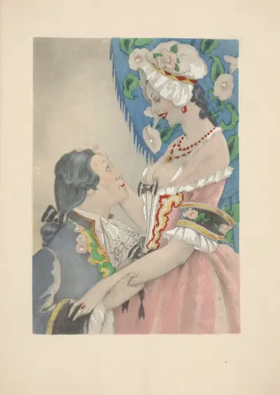 Поэзии. Т. 1, Сказки Испании и Италии Пл.05 by Умберто Брунеллески, 1948 — digital art print download