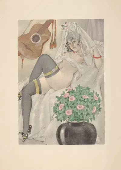 Поэзии. Т. 1, Сказки Испании и Италии Пл.06 by Умберто Брунеллески, 1948 — digital art print download