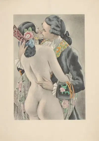 Поэзии. Том 1, Сказания Испании и Италии Пл.07 by Умберто Брунеллески, 1948 — digital art print download