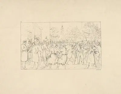 Выборы в Балтиморе, ноябрь 1862 by Адальберт Джон Вольк, 1861–1863 — digital art print download