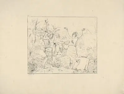 Свободные негры в Гаити by Адальберт Джон Вольк, 1861–1863 — digital art print download